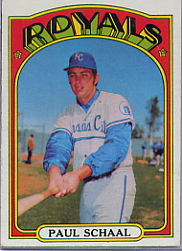 1972 Topps Baseball Cards      177     Paul Schaal